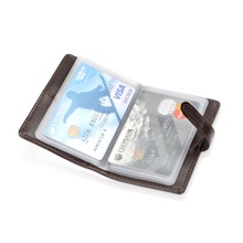 Футляр для визиток, кредитных или дисконтных карт, коричневый Увеличить...
